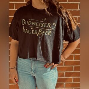 ♠️Budweiser crop top♠️